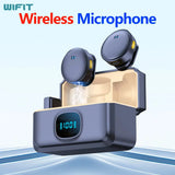 Microphone Lavalier Sans Fil SX21 Pour iPhone, Android avec Annulation du Bruit