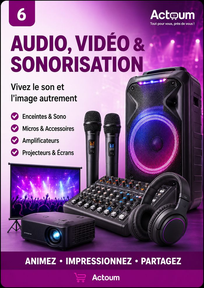 Audio, Vidéo & Sonorisation