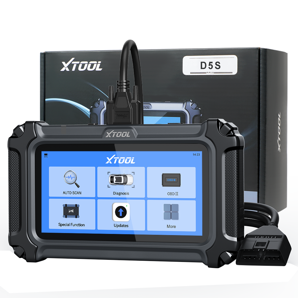 XTOOL D5S valise de diagnostic automobile vue de face