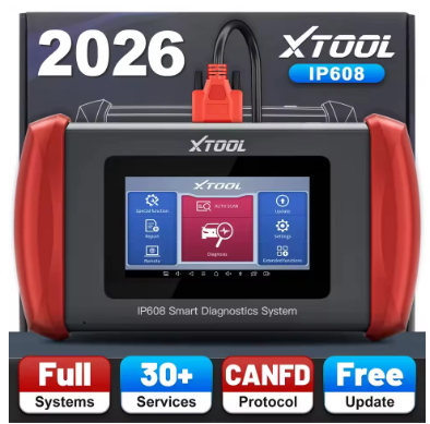XTOOL IP608 outils de Diagnostic de voiture Scanner automobile plus de 30 Services Scanner OBD2