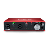 Focusrite Scarlett 4i4 3rd Gen, interface audio USB vue de face