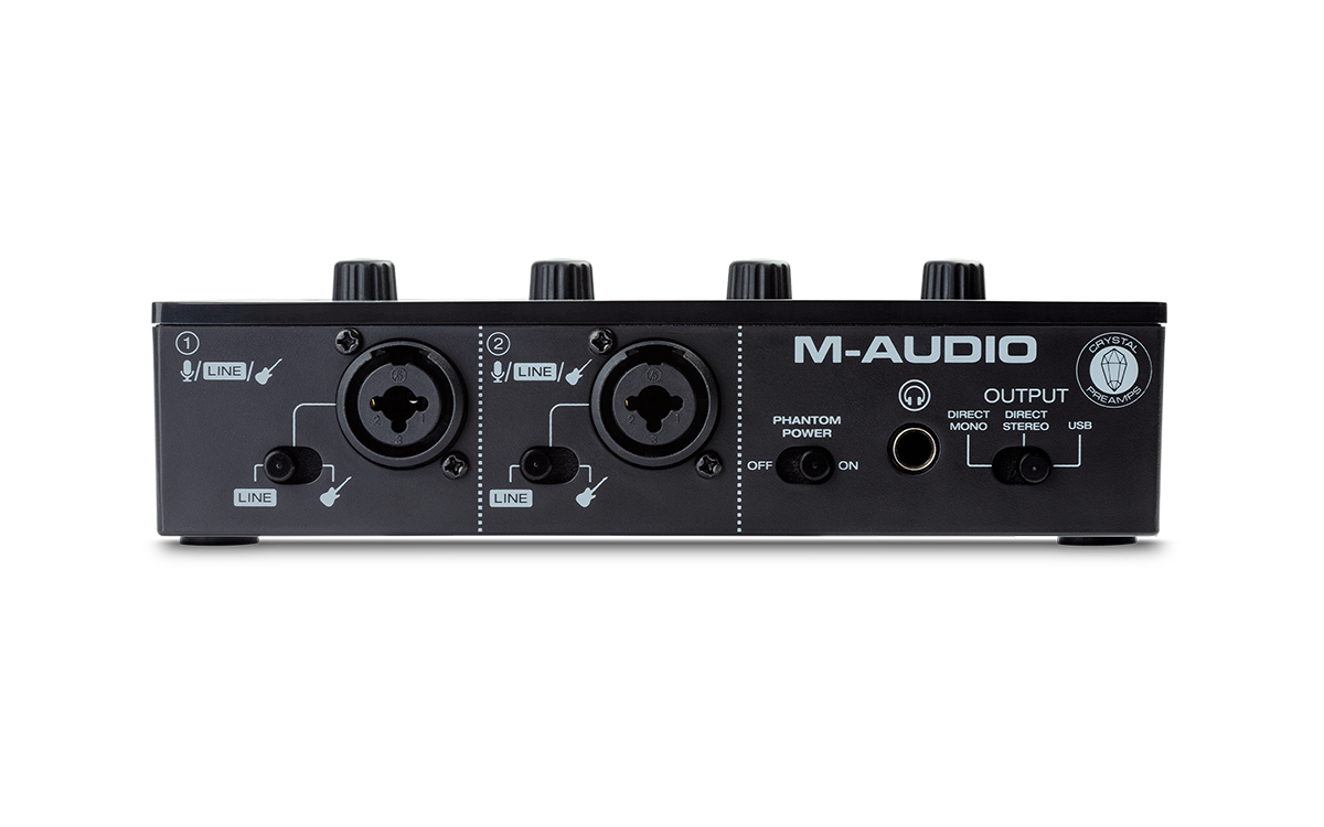 M-Audio M-Track Duo interface audio USB face avant