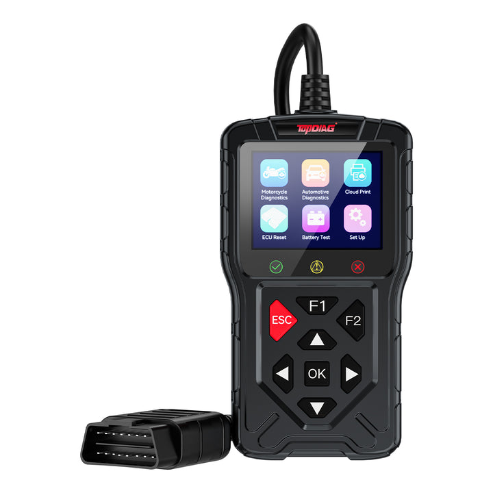 TopDiag M60 valise diagnostic OBD2 auto et moto