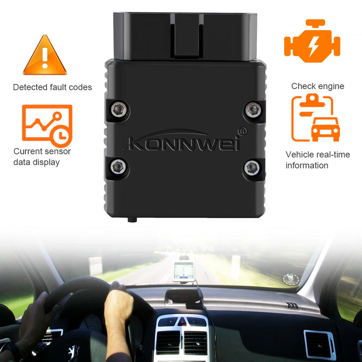 Mini scanner OBD2 KONNWEI KW902