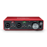 Focusrite Scarlett 2i2 3rd Gen, interface audio USB vue de face