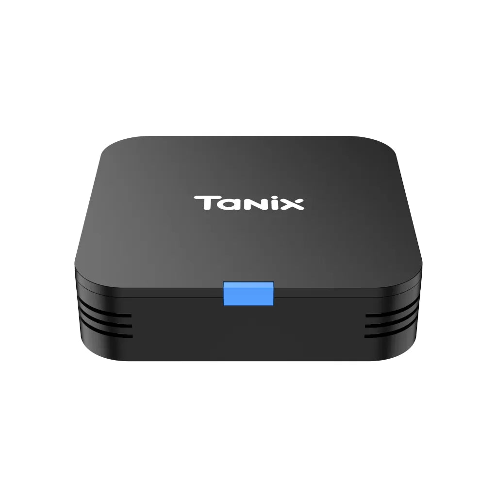 TANIX TX1 TV Box Android noire vue de face