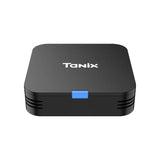 TANIX TX1 TV Box Android noire vue de face