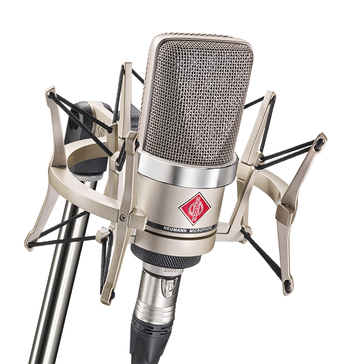 Neumann TLM 102 Studio Set, microphone à condensateur nickel avec suspension EA 4