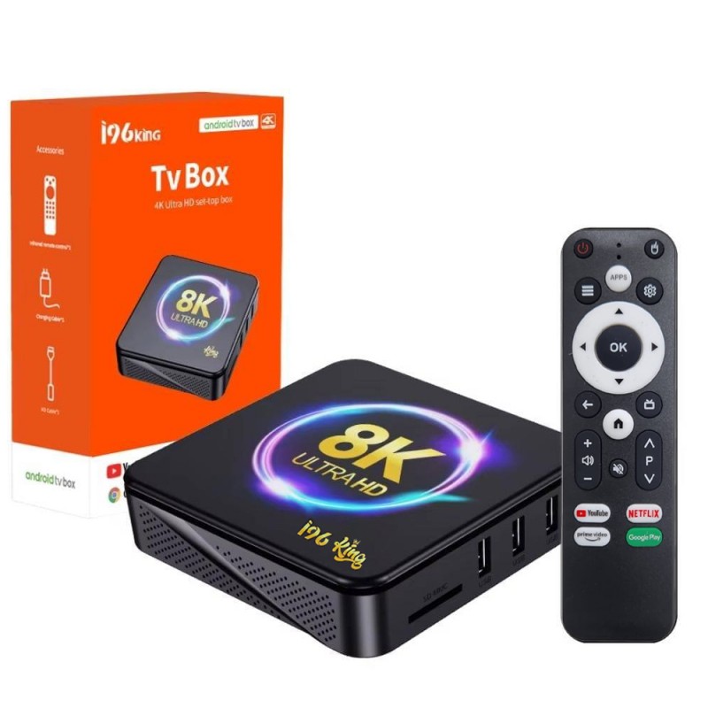 i96king – Boîtier Android TV 8K Ultra HD