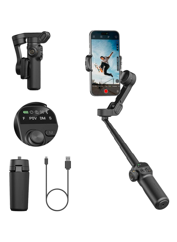 AOCHUAN Smart X2 stabilisateur smartphone 3 axes noir